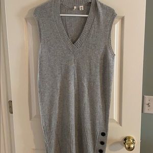 Anthropologie- Moth gray sweater dress,size medium